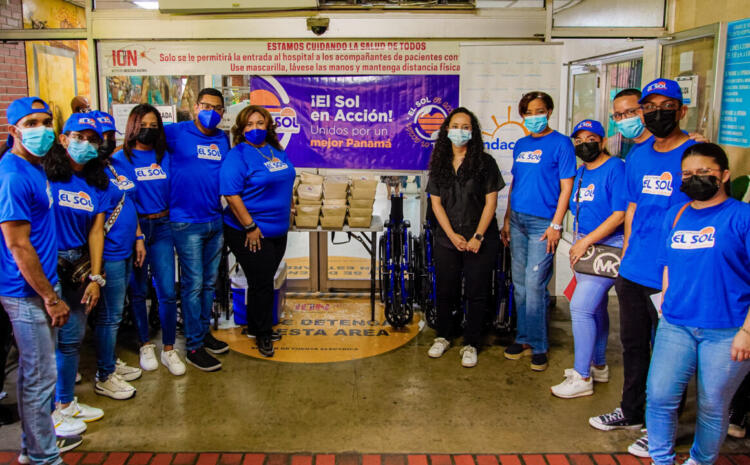 El Sol donated wheelchairs to the Instituto Oncológico Nacional