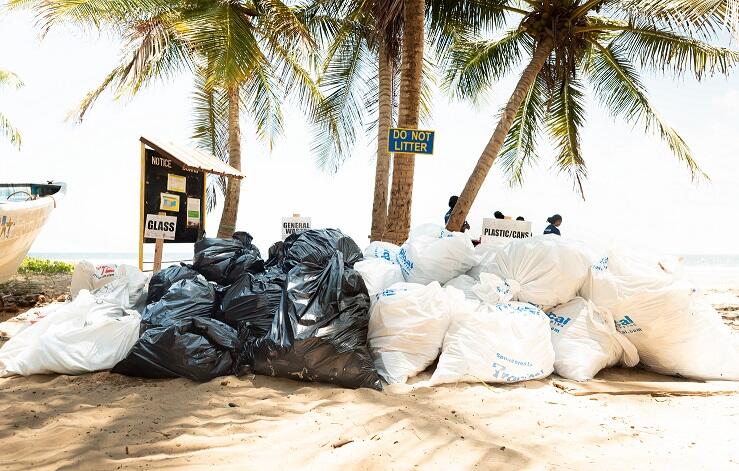 Island Finance Trinidad beach clean up 2023